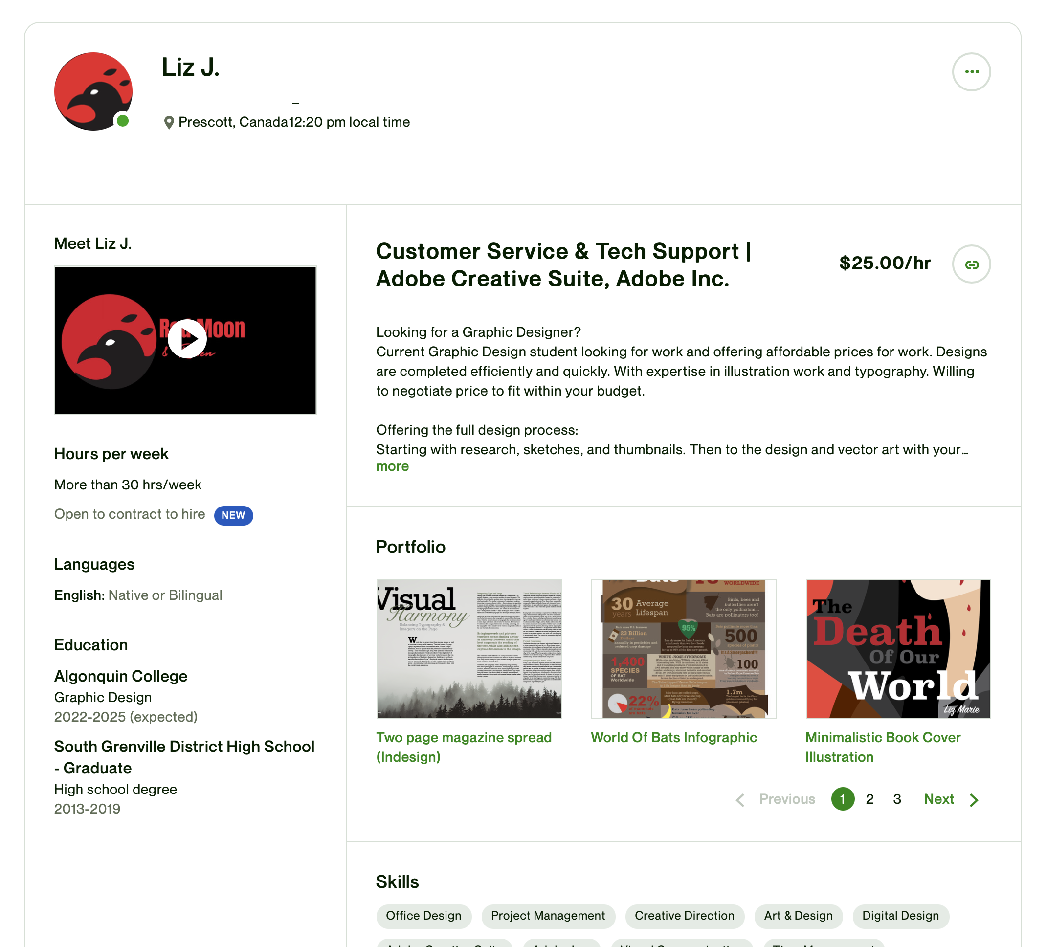 our fiverr profile